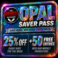 OPAL PASS - 50 FREE ENTRIES